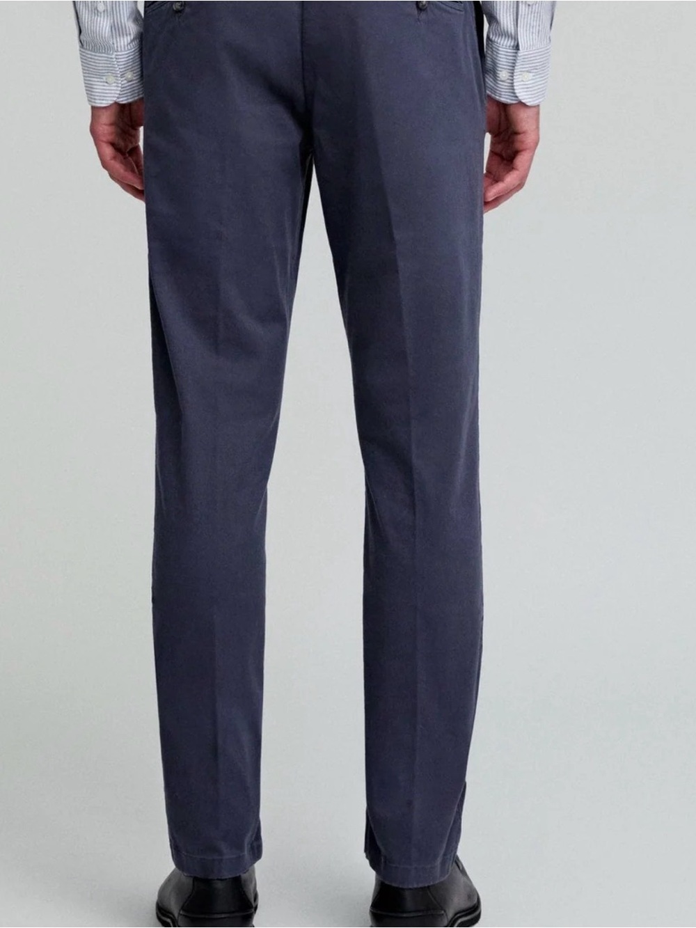 SCALPERS Men's Classic Straight Chino Pants in Navy